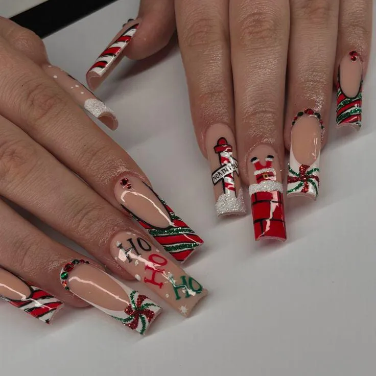 long christmas nails 030 2685575713