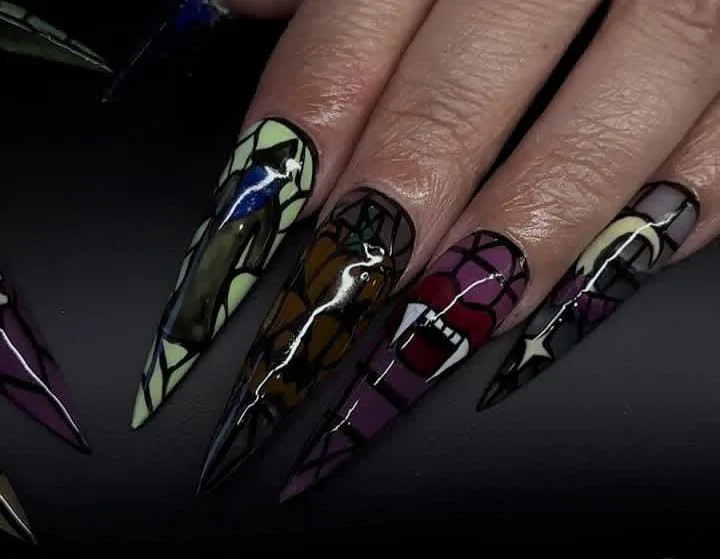long halloween nails 010 b605ab97b4