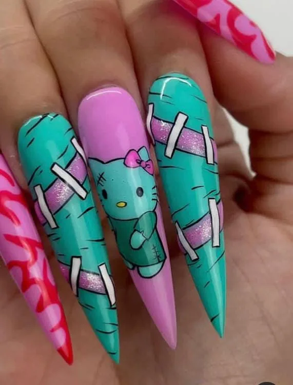 long halloween nails 029 be51bb823d