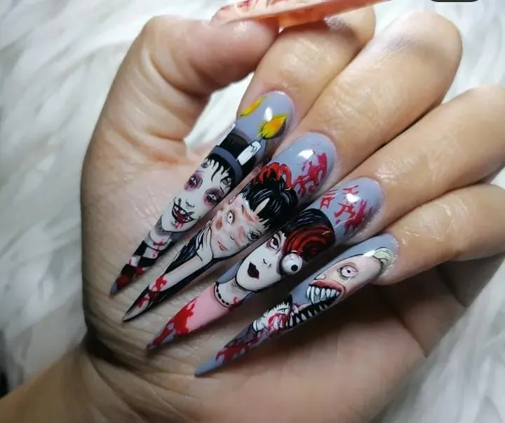 long halloween nails 049 062e790673