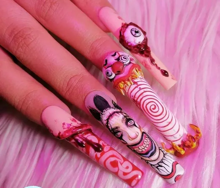 long halloween nails 050 9e102a9586