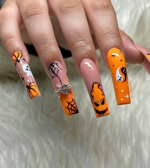 long square halloween nails 012 7929a83117