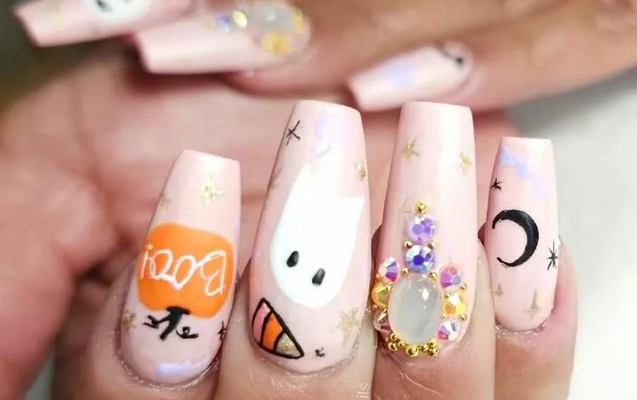 long square halloween nails 031 3574e4a199