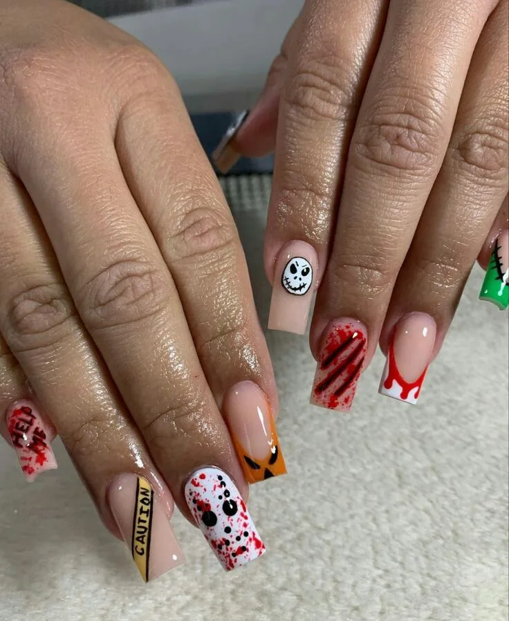 long square halloween nails 037 221a177328