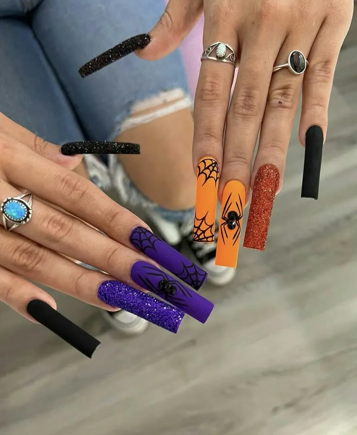long square halloween nails 038 882c6c8050
