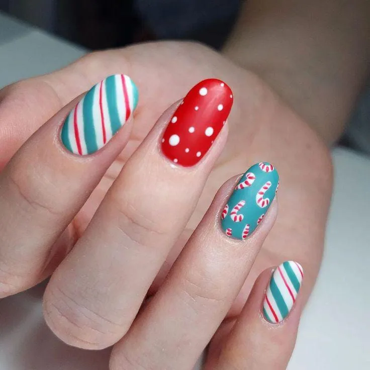 matte christmas nails 012 9952024851