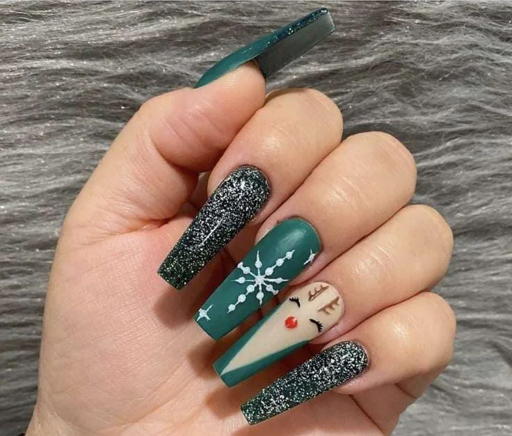 matte christmas nails 016 e9544e6732