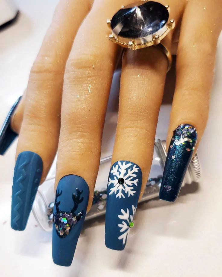 matte christmas nails 027 de9c9489f6