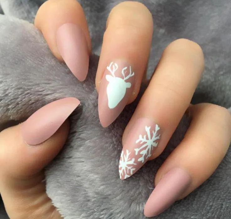 matte christmas nails 036 63a74a8d22