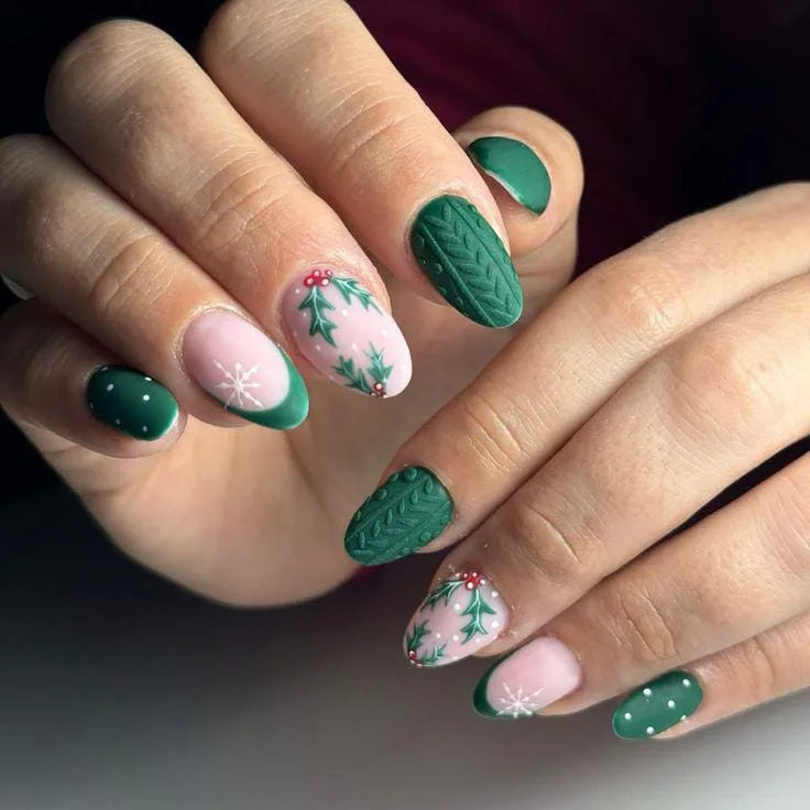 matte christmas nails 038 e96180859c