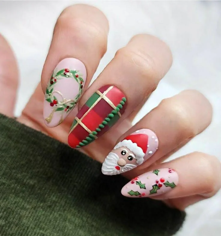 matte christmas nails 042 e4a5c4807c