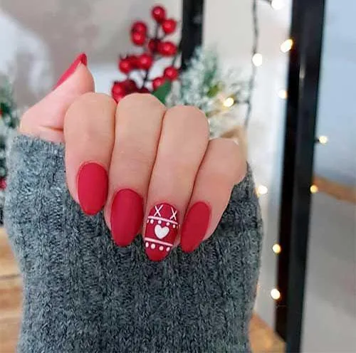 matte christmas nails 043 461874b7b7