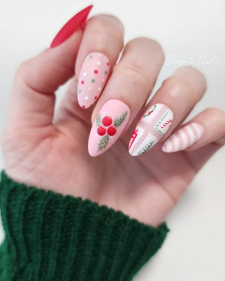 matte christmas nails 045 7749b1a3a3