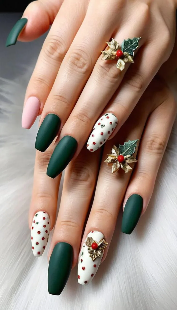 matte christmas nails 048 26755260a5