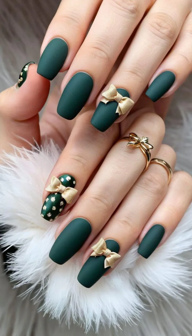 matte christmas nails 049 b669725cdf