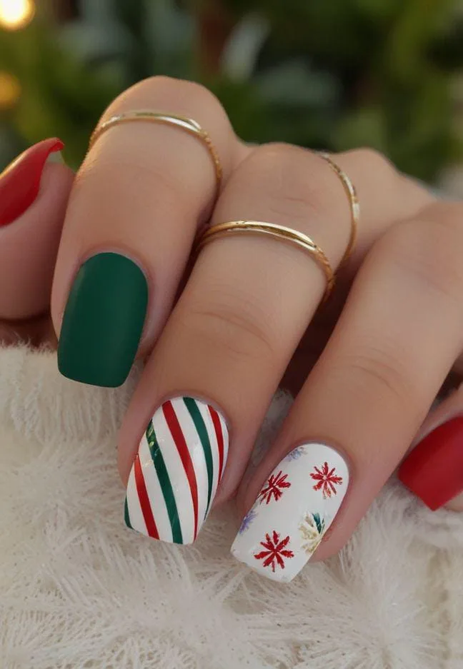 matte christmas nails 050 a7d5e7e717