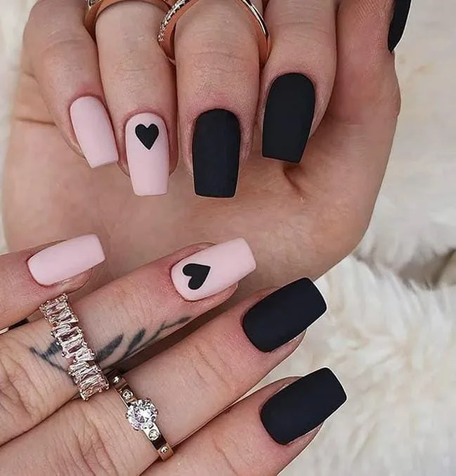 matte valentines nails 011 ac37c04dad