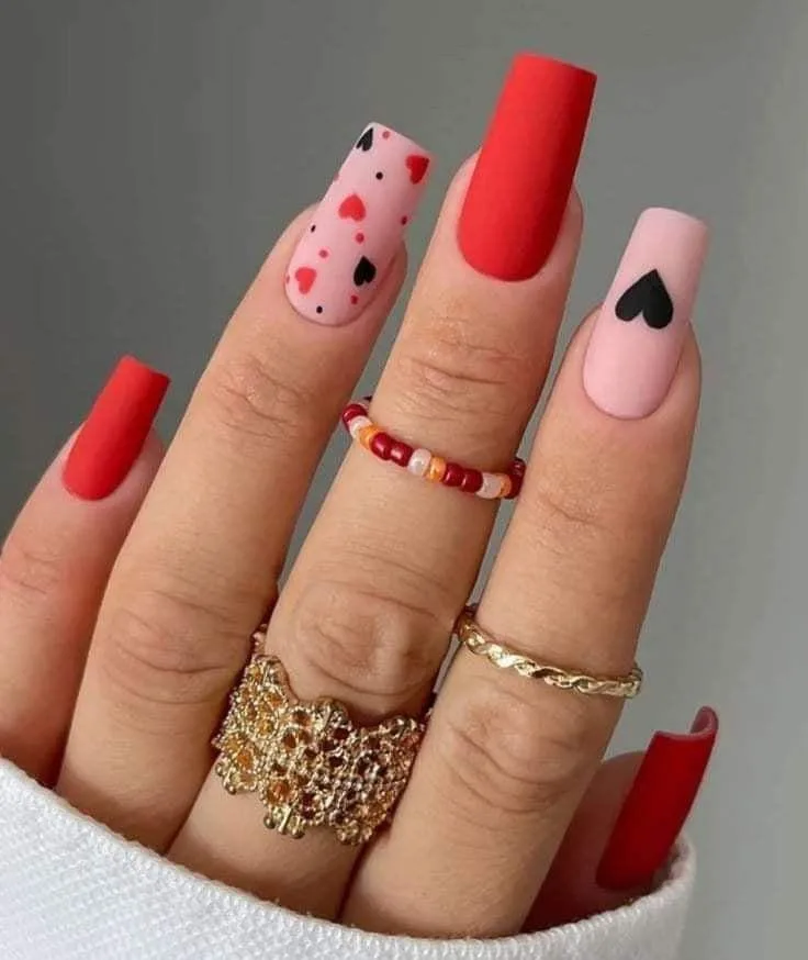 matte valentines nails 012 0580390e78