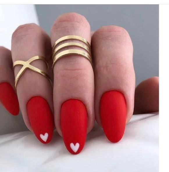 matte valentines nails 014 e17c8a8055