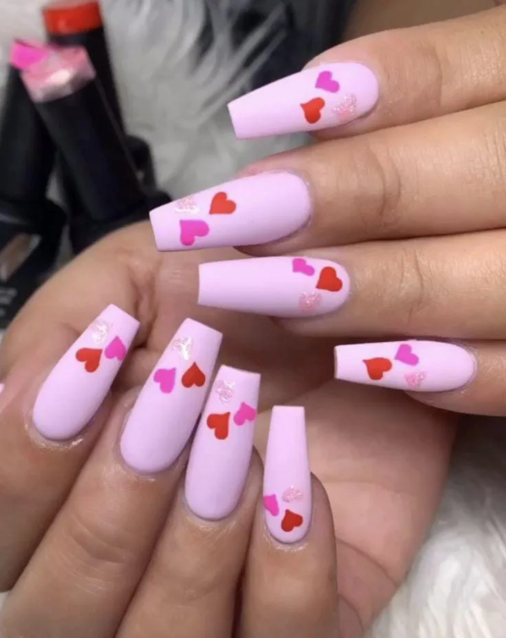 matte valentines nails 016 4a6d442371