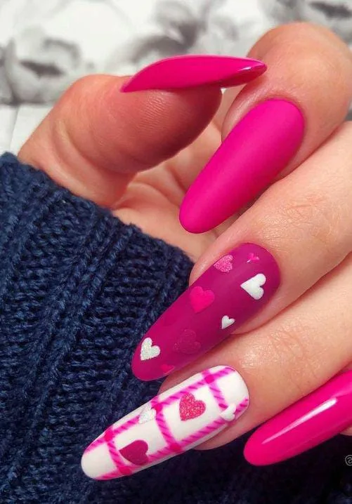 matte valentines nails 022 c908def682