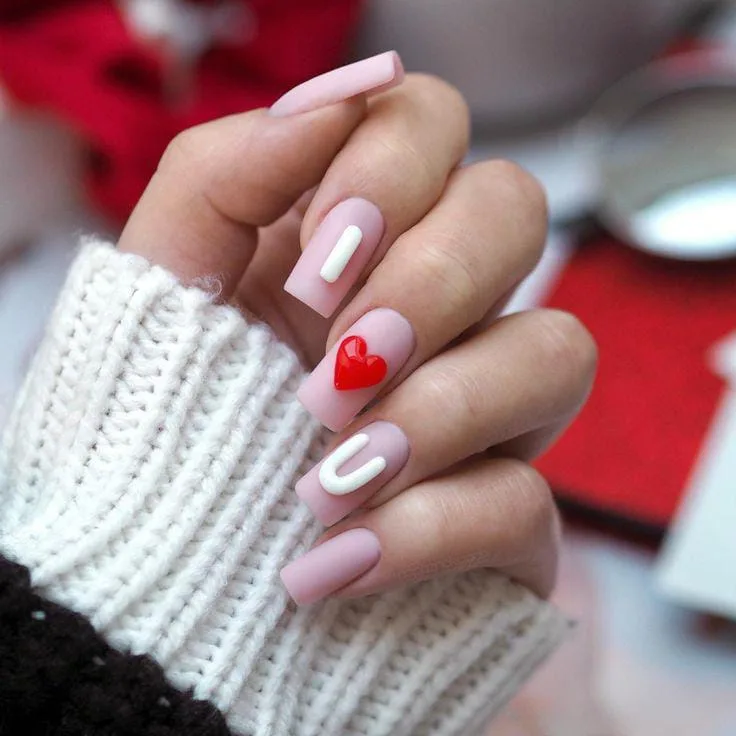 matte valentines nails 028 ec7d6e3c1b