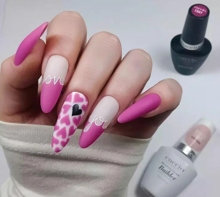 matte valentines nails 038 11cf0da642