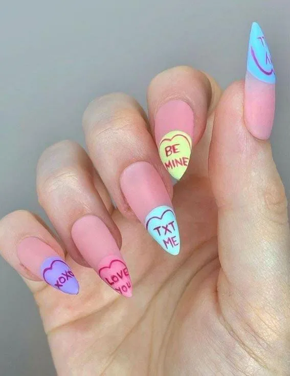 matte valentines nails 044 910ff9fd0f