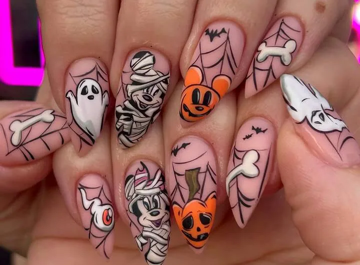 mickey halloween nails 039 1d90200431