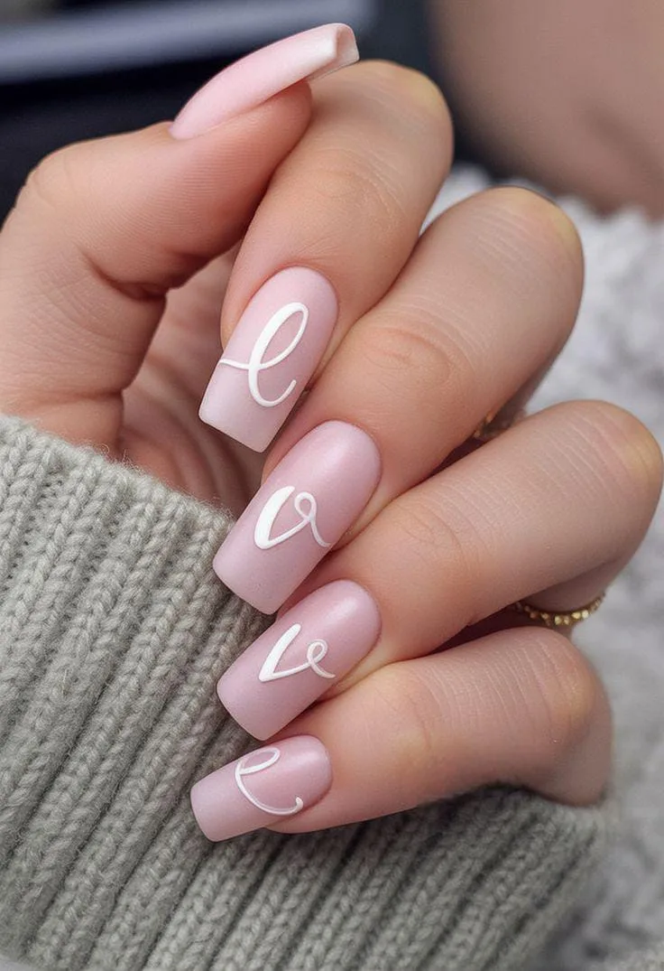 Minimal Valentines Nails That Are Cute, Classy, and Easy 1