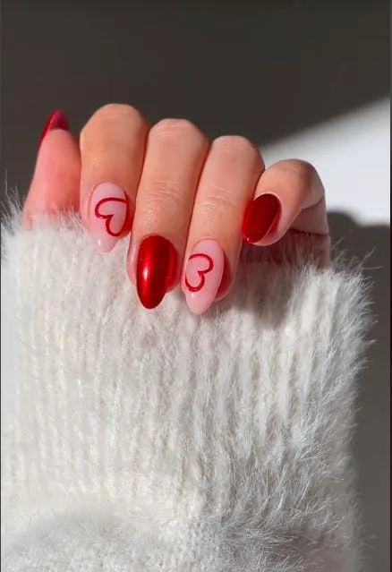 minimal valentines nails 014 d927a88e15
