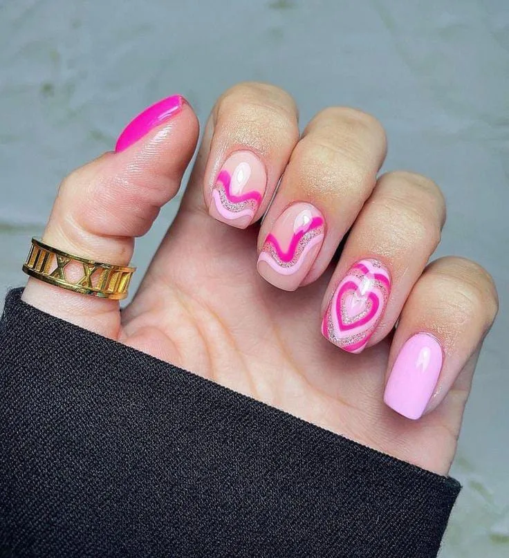 minimal valentines nails 016 80cbca89ce