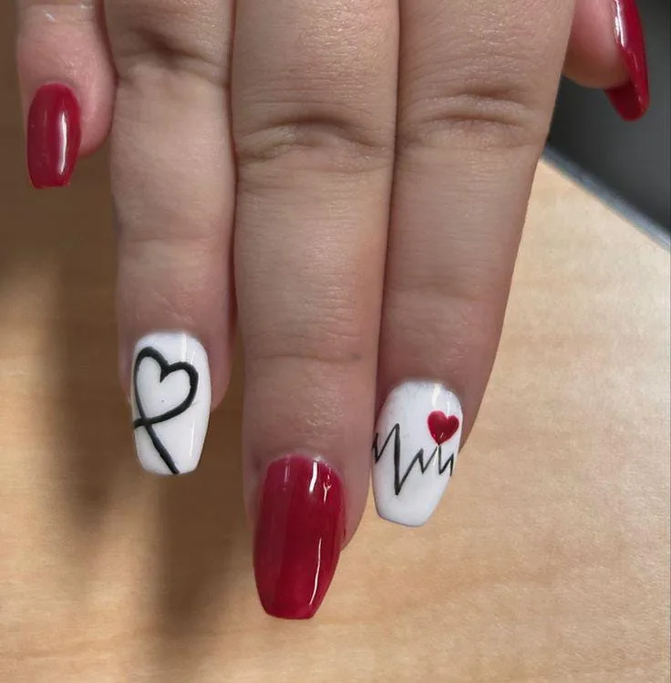 minimal valentines nails 017 e0ebc2f860