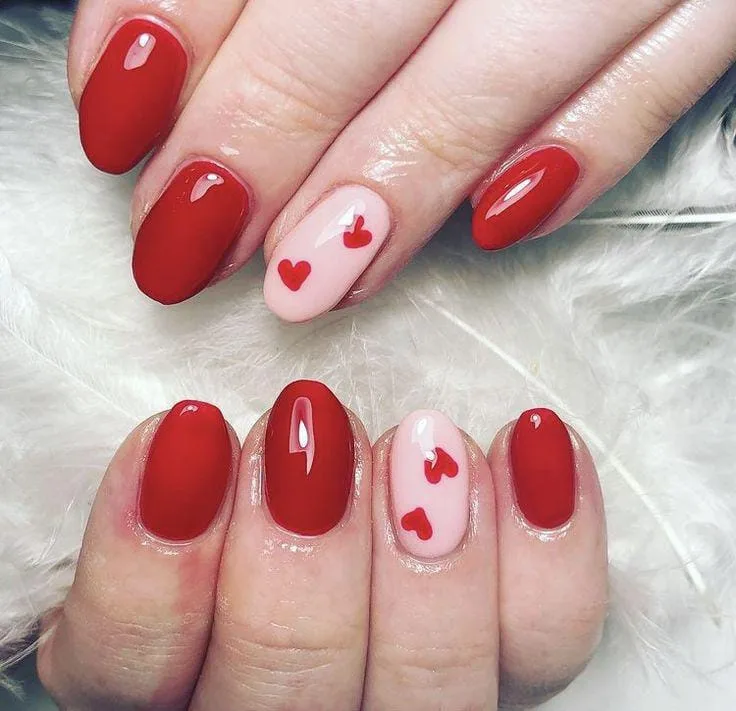 minimal valentines nails 034 a22b361a25
