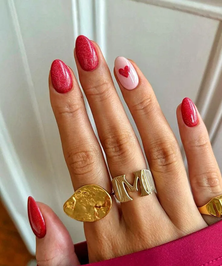minimal valentines nails 038 a0a9ae76a3
