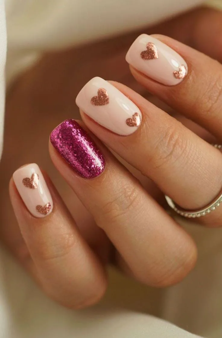 minimal valentines nails 041 9e6d96c8c6