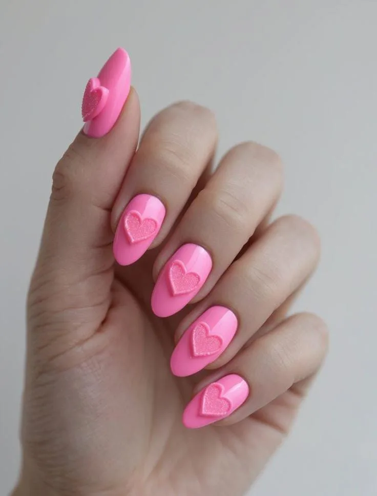 minimal valentines nails 044 810de7fcbf