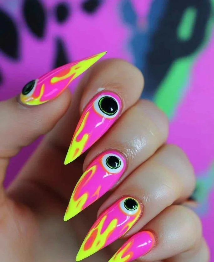 neon halloween nails 002 b8ae7c873c