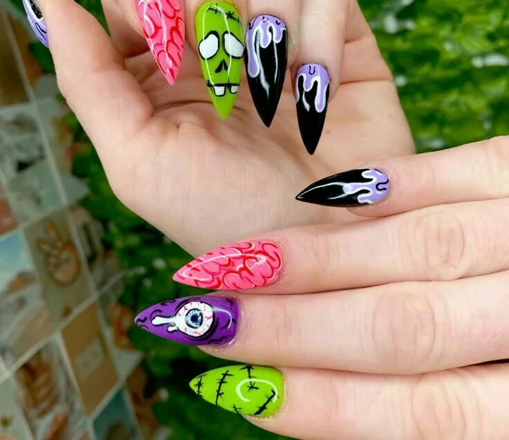 neon halloween nails 020 dd8c72bb3a