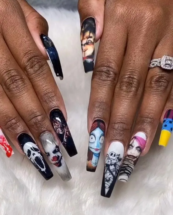 nightmare before christmas sally nails 006 0b6734db57