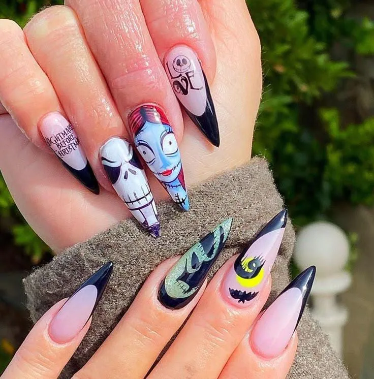 nightmare before christmas sally nails 007 a9256c010b