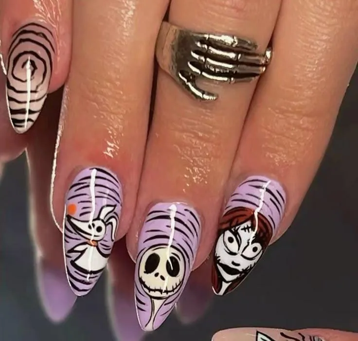 nightmare before christmas sally nails 008 dca8daf9bb