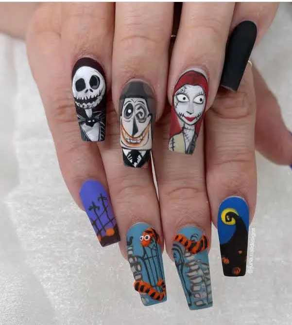 nightmare before christmas sally nails 026 419ea9b5e1
