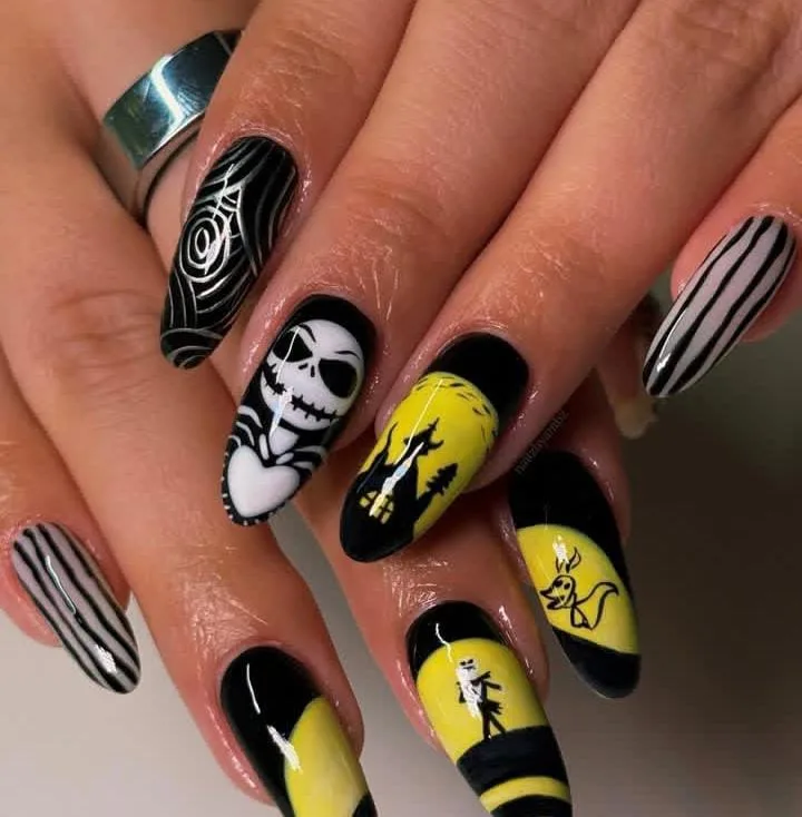nightmare before christmas sally nails 029 6d278b541c