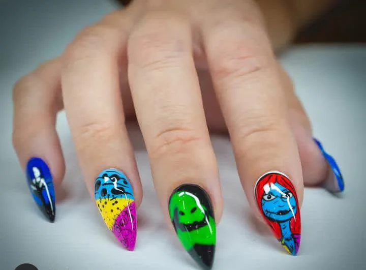 nightmare before christmas sally nails 033 3d56271f9f