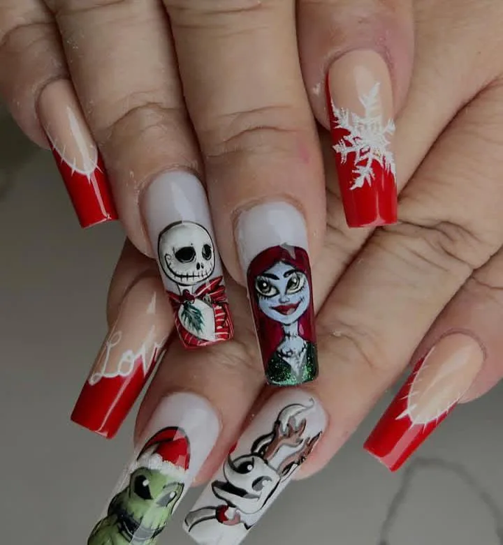 nightmare before christmas sally nails 036 8aa88c4f10