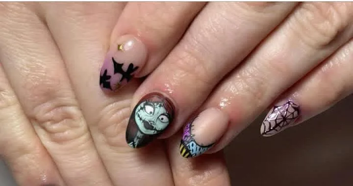 nightmare before christmas sally nails 037 b6c0238046