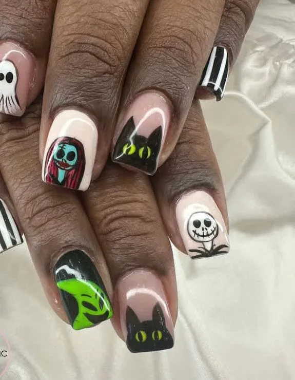 nightmare before christmas sally nails 042 724f266146