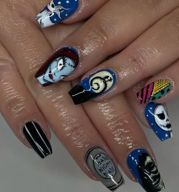 nightmare before christmas sally nails 044 051b580d89