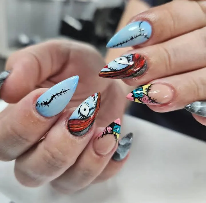 nightmare before christmas sally nails 045 77ac2dce07